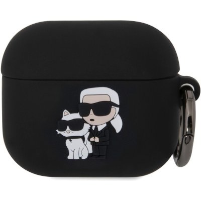 Karl Lagerfeld 3D Logo NFT Karl and Choupette Silikonové Pouzdro pro AirPods 3 KLA3RUNKC