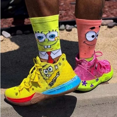 Stylové a zábavné ponožky Sponge Bob Patrik – Hledejceny.cz