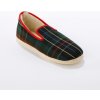 Dámské bačkory a domácí obuv Blancheporte kostkované bačkory s hřejivou podšívkou zelená/červená