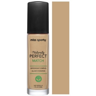 Miss Sporty Naturally Perfect Match make-up 160 Vanilla 30 ml – Zboží Mobilmania