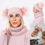 Kesi dámská sada čepice a nákrčníku Rozie Pink – Hledejceny.cz