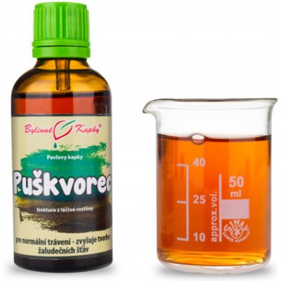 Bylinné kapky Puškvorec tinktura 50 ml