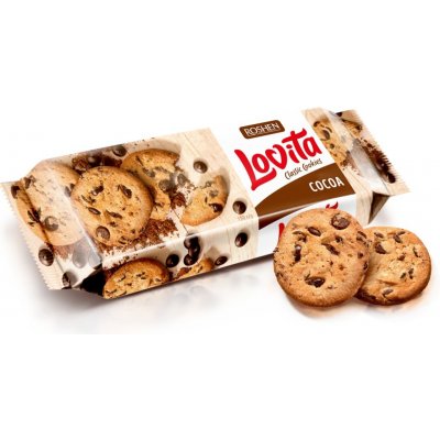 Roshen Sušenký Lovita s kousky čokolády 150 g – Sleviste.cz