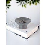 DESS Craft Studio Serene – dekorační miska na noze – Elegantní doplněk do vašeho interiéru Barva: 9 - Perleťově šedá – Sleviste.cz