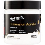 MontMarte Mont Marte Acrylová barva 250 ml, titanová bílá, skleněná dóza – Zboží Dáma