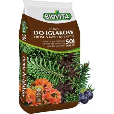 Biovita Zemina pro jehličnany a acidofilní rostliny 50 l – Zboží Mobilmania