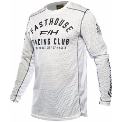 Fasthouse Grindhouse Air-Cooled Club bílý Cloud | Zboží Auto