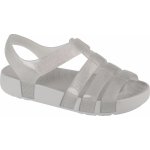 Crocs Isabella glitter kids sandal 209836-0ic šedé třpytivé