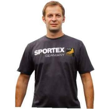 SPORTEX T-Shirt Tričko s velkým logem tmavě šedé