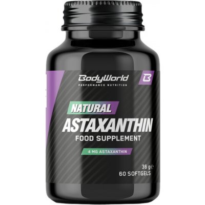 BodyWorld Natural Astaxanthin 60 kapslí