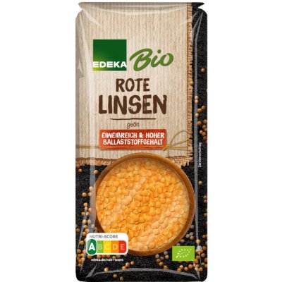 Edeka BIO červená čočka loupaná 500 g – Zboží Dáma