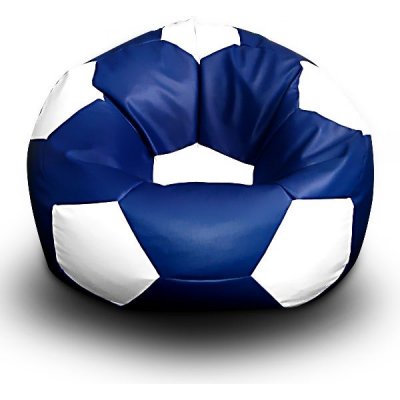 FITMANIA Fotbalový míč XL Vzor 11 MODRO-BÍLÁ