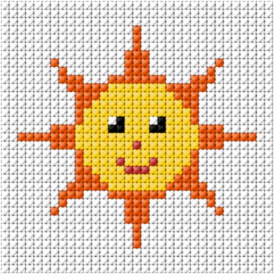 Ariadna Sestava pro vyšívání křížkovým stehem Malwina 8x8cm 0104 – Zboží Dáma