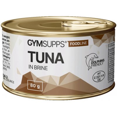 GymSupps Tuňák ve vlastní šťávě 80 g – Zboží Dáma