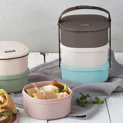 LOCKNLOCK JÍDLONOSIČ LOCK 3 PATRA, OBJEM 3X680ML, 14X17,5CM – Zboží Mobilmania