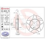 Brzdový kotouč BREMBO 09.6845.75