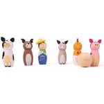 Bigjigs Toys Kuželky: farma – Zboží Živě
