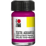 Marabu textil aquarelle barva na textil 15 ml růžová magenta 014 – Zboží Dáma
