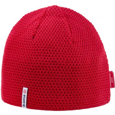 Kama pletená merino čepice AW62 červená – Hledejceny.cz