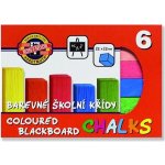 Koh-i-noor Barevné školní křídy 6 ks barev 112505 – Zboží Dáma