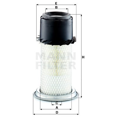 MANN-FILTER Vzduchový filtr C1588x – Hledejceny.cz