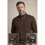 Ego man pánská košile regular fit RE-304-03 hnědá – Hledejceny.cz