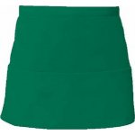 Link Kitchen Wear Krátká barmanská zástěra se třEma předníma kapsama Emerald Pantone 341 X983 – Hledejceny.cz