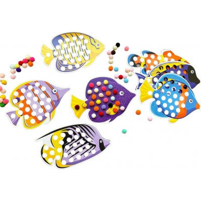 SADA TROPICKÉ RYBY s bambulkami – Sleviste.cz