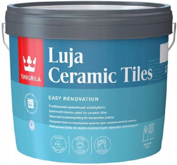 Tikkurila Luja Ceramic Tiles 2,7 lbílá