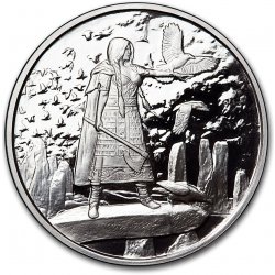 Silver Shield Mince keltské kuličky Morrigan 1 oz