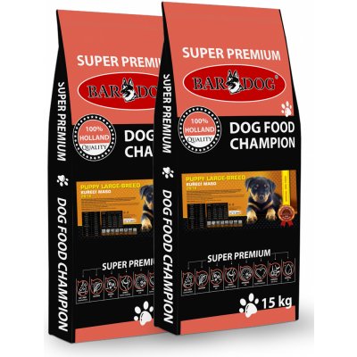 Bardog Puppy Large Breed XL 2 x 15 kg – Hledejceny.cz