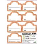 DOMSTAV.CZ Etikety na LÁHVE, imitace dřevo, samolepky, 7ks, 12530052 – Zboží Dáma