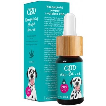 Zelená Země CBD olej pro zvířata 2% 10 ml