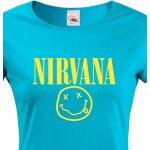 Dámské tričko Nirvana Modrá – Sleviste.cz
