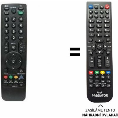 Dálkový ovladač Predátor LG 42LH3000-ZA – Hledejceny.cz