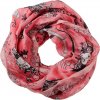 Nákrčník hedvábný šátek loop-scarf Moomin Picnic pink Lasessor Finsko růžová