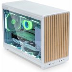 Lian Li A3-mATX White Wooden Front + Glass G99.A3W-WDG.00 – Zboží Mobilmania