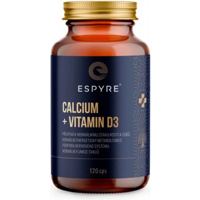 Espyre Vápník + Vitamín D3 120 kapslí – Hledejceny.cz