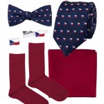 Bubibubi Tmavomodrá sada s českou vlajkou – Zboží Dáma