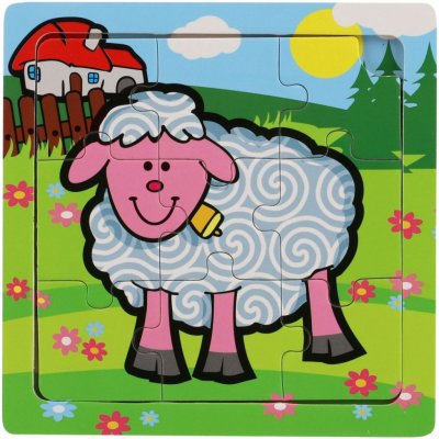 Teddies mini puzzle moje první zvířátka ovečka – Zbozi.Blesk.cz