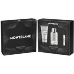 Mont Blanc Explorer Platinum Dárková sada pánská EDP 100 ml, sprchový gel 100 ml a miniaturka pánská EDT 7,5 ml – Hledejceny.cz