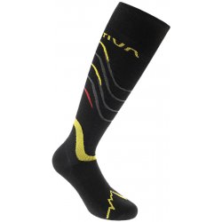 La Sportiva Podkolenky Skimo Race Socks Black/Yellow