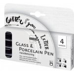 Kreul Sada fixů na porcelán a sklo HANDLETTERING 4 ks – Zboží Dáma