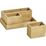 Zeller Present Bambusový organizér THINGS 3 nádoby + stojan Z25387 – Zboží Dáma