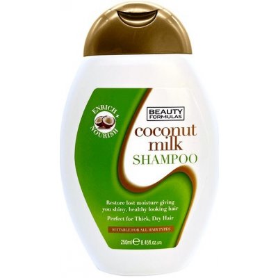 Beauty Formulas Coconut Milk Shampoo 250 ml – Zboží Mobilmania