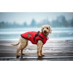 Vsepropejska Achar zimní bunda pro psa s postrojem – Zboží Dáma