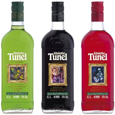 TUNEL ABSINTH RED 70% 0,7 l (holá láhev) – Zboží Dáma