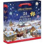 EUROGRAPHICS Puzzle Adventní kalendář: Vánoční vzpomínky 24x50 dílků – Sleviste.cz