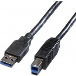 Roline 11.02.8870 USB, USB 3.2 Gen1 (USB 3.0 / USB 3.1 Gen1) USB-A zástrčka, USB-B zástrčka, 1,8m, černý – Hledejceny.cz