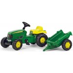 Rolly Toys šlapací traktor JOHN DEERE s přívěsem – Zboží Dáma